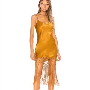 Camila Coelho Gold Tassle Dress